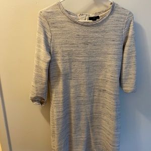 Gap blue and grey woven shift dress